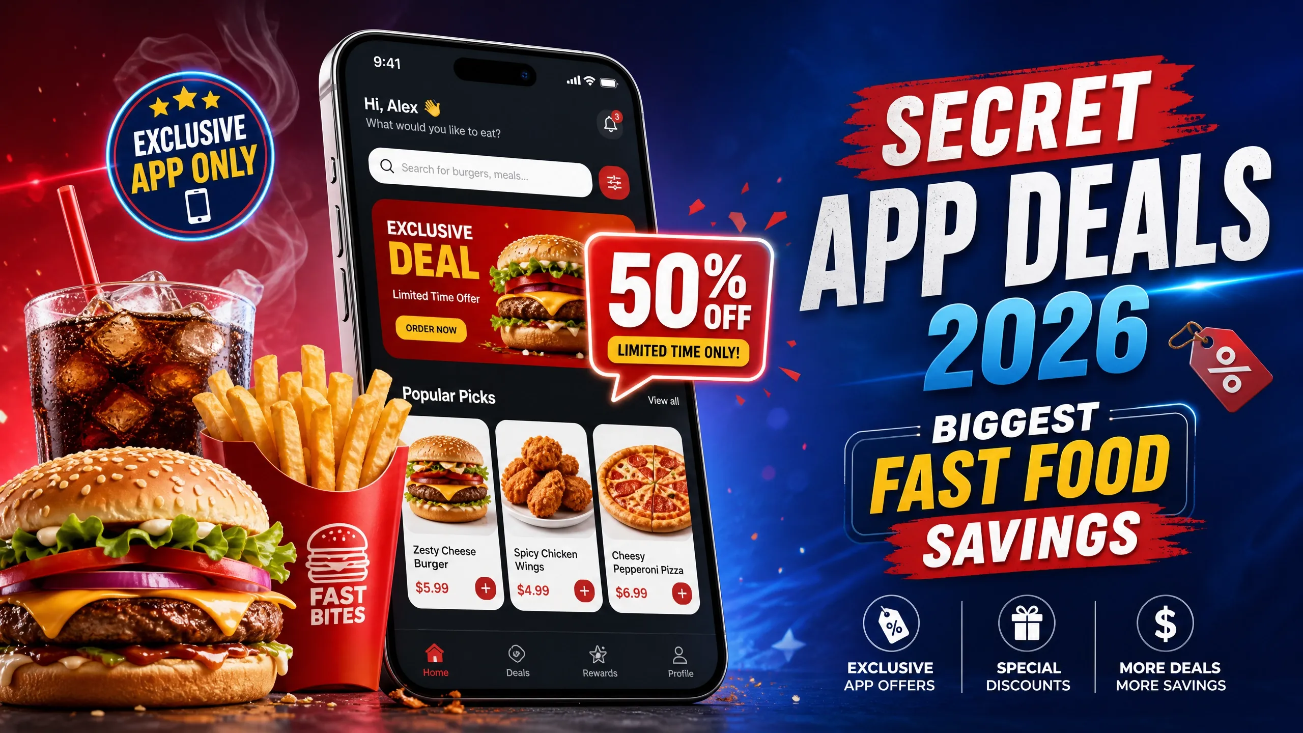Secret App Deals 2026 — Every Chain's Best App-Only Offers