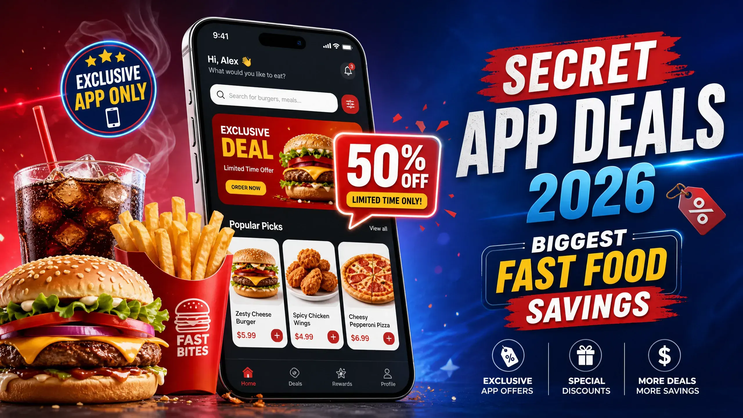 Secret App Deals 2026 — Every Chain's Best App-Only Offers