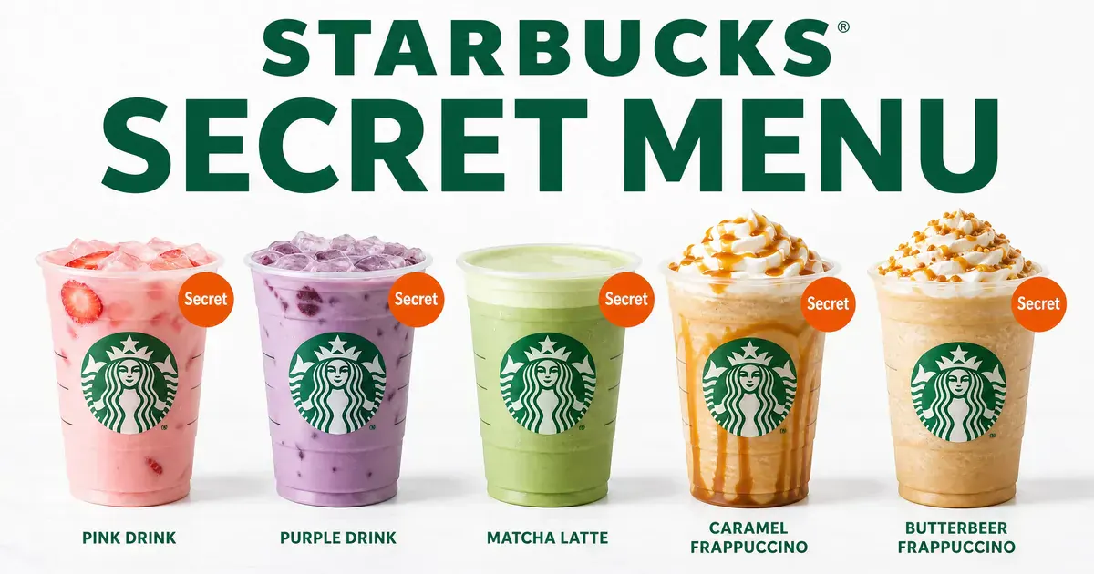 The Ultimate Starbucks Secret Menu Guide — 20+ Hidden Drinks