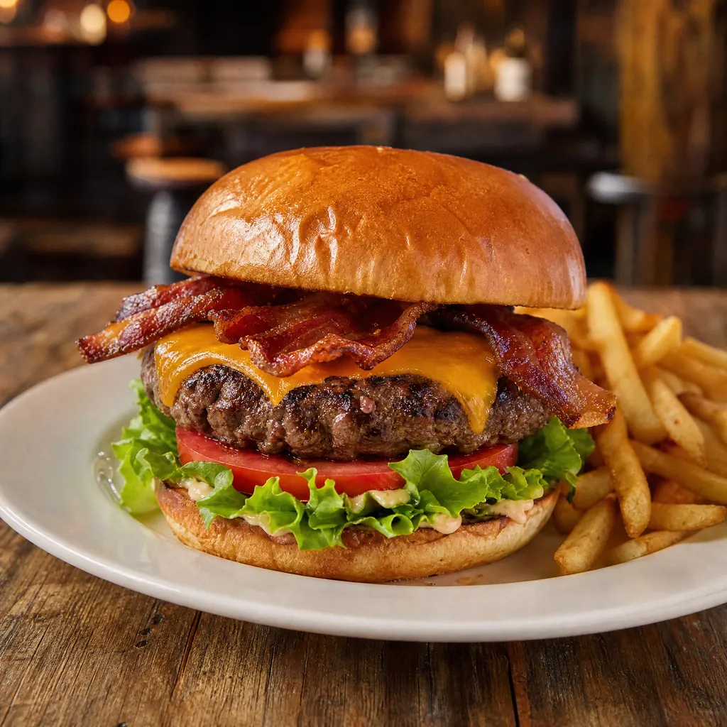 99 Restaurant Vermont Cheddar Burger nutrition facts price