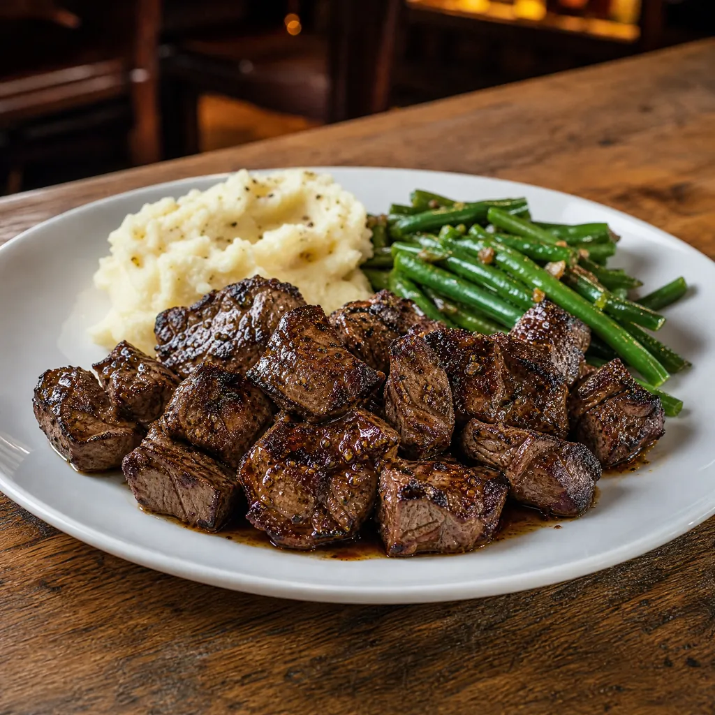 99 Restaurant Steak Tips price calories