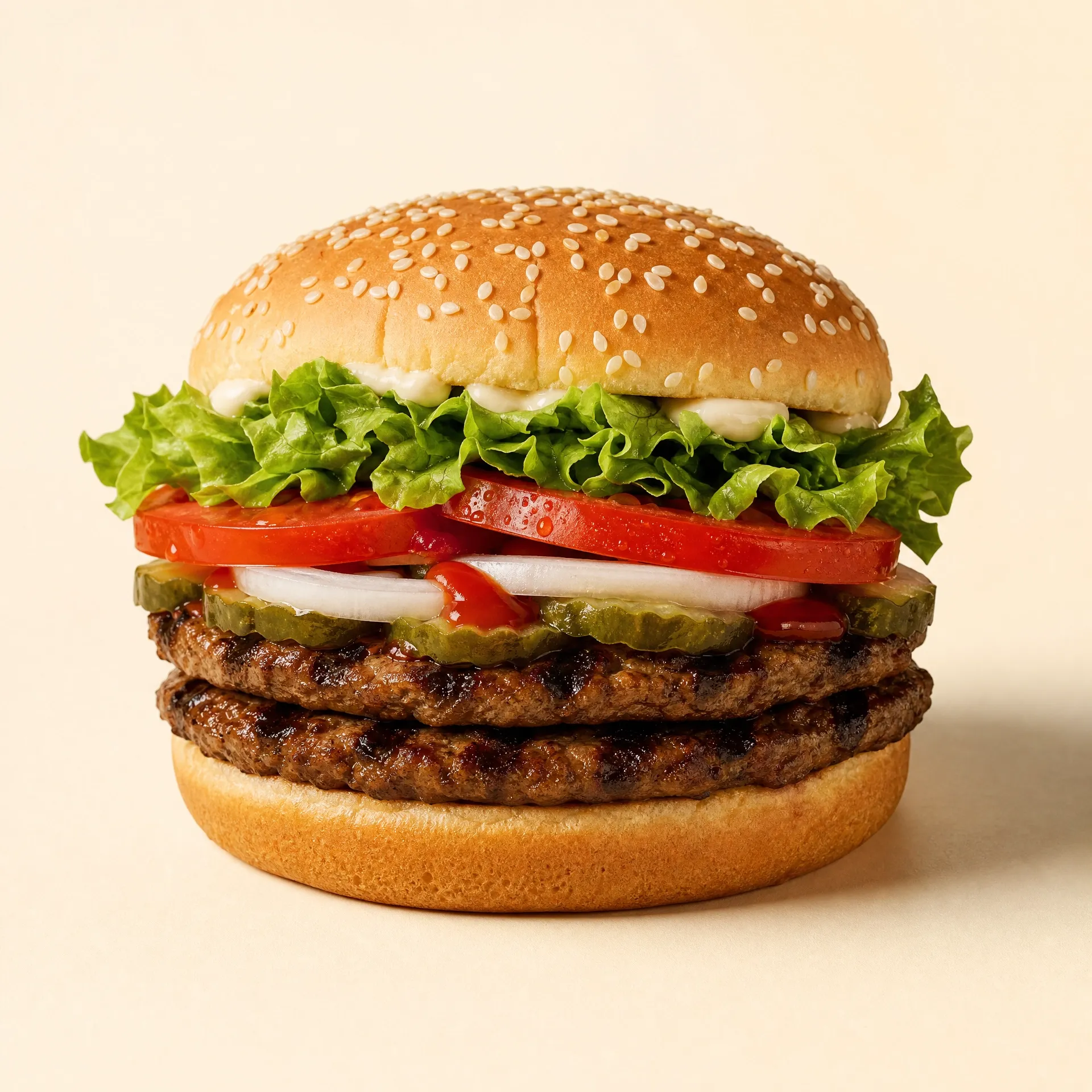 Burger King Double Whopper price calories