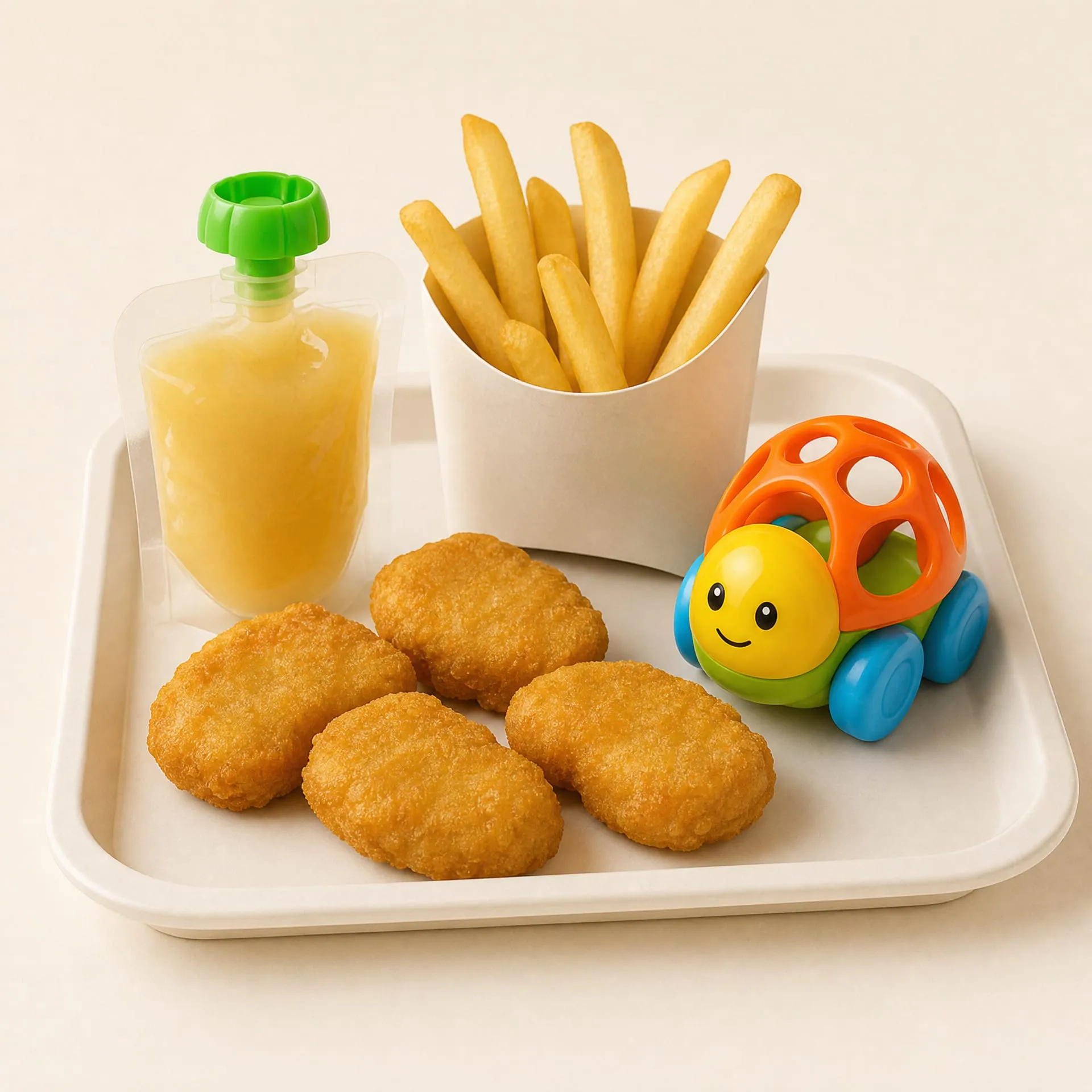 Burger King Kids Chicken Nuggets (4-piece) Meal price calories