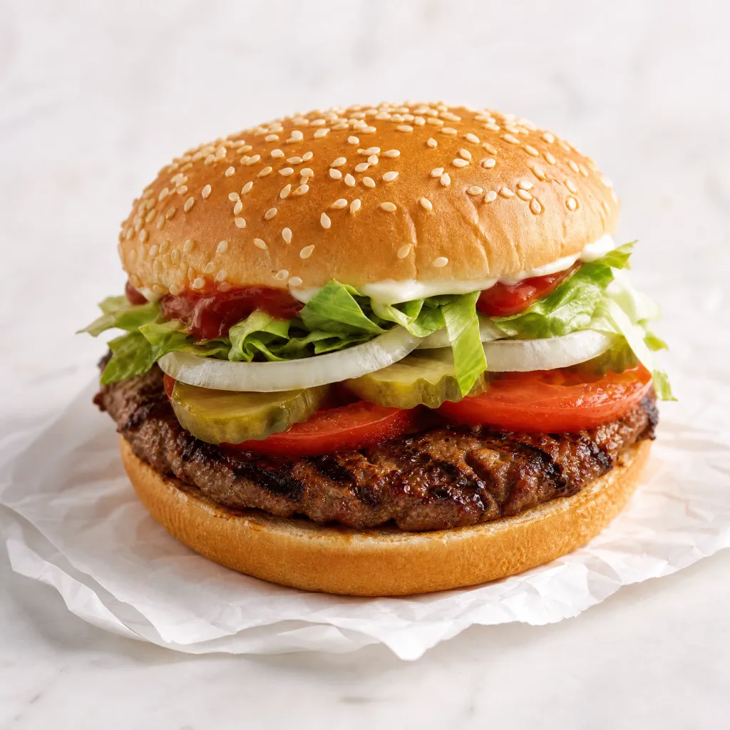 Burger King Whopper Jr. price calories