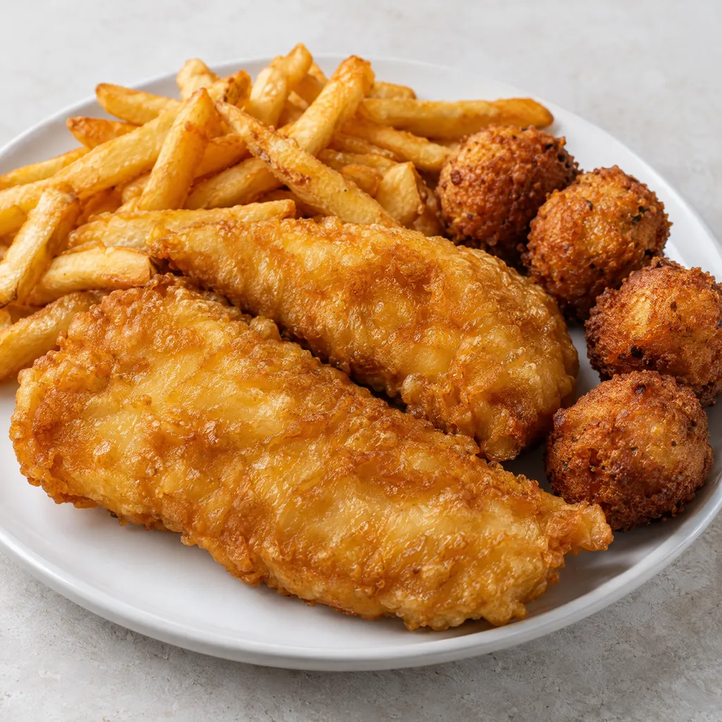 Captain D's 2 Piece Fish & Fries price calories