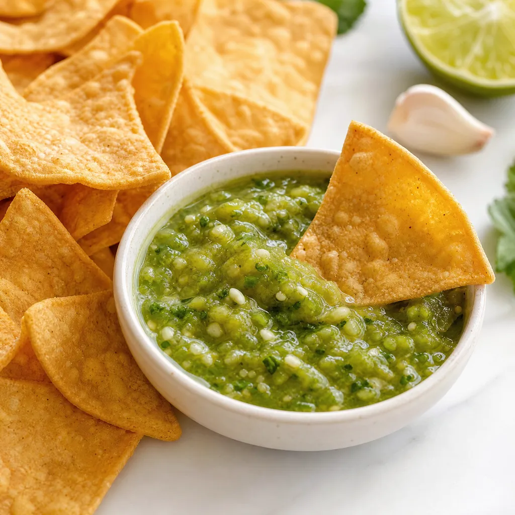 Chipotle Chips & Tomatillo Salsa price calories