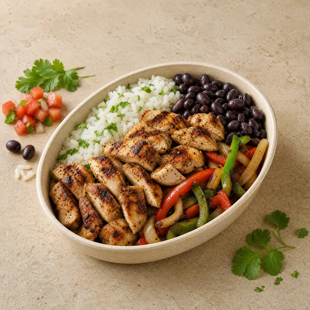 Chipotle High Protein Chicken Bowl price calories