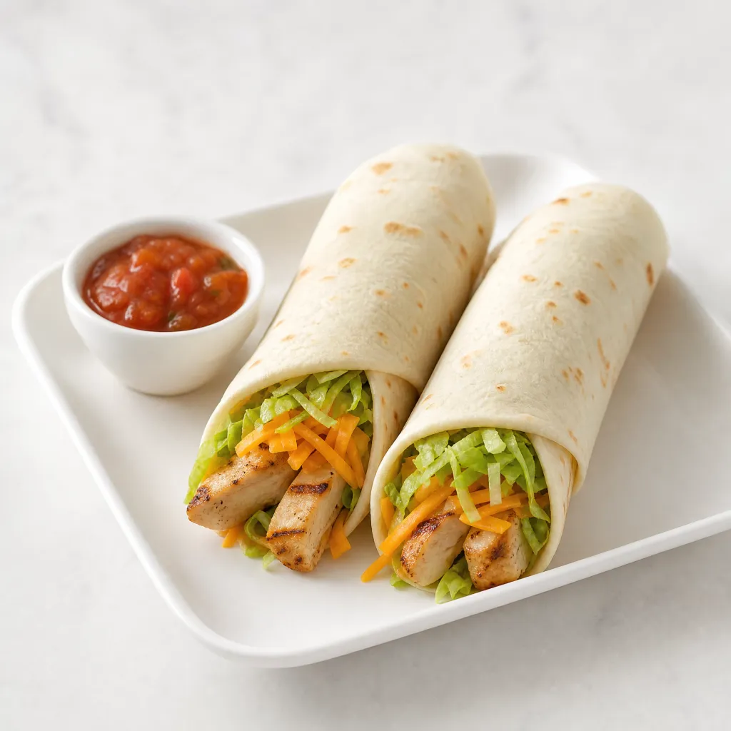 Chipotle Kids Chicken Tacos (2) price calories
