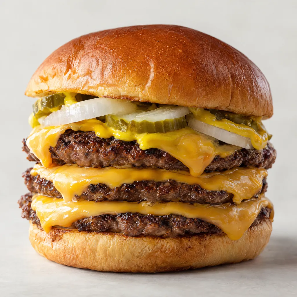 Freddy's Triple Steakburger price calories