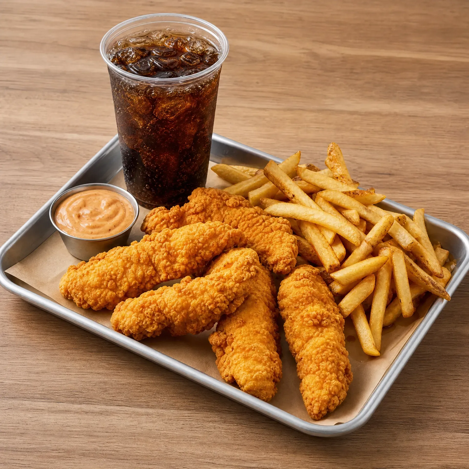 Hardee's 5 Piece Hand-Breaded Chicken Tenders Combo nutrition facts price