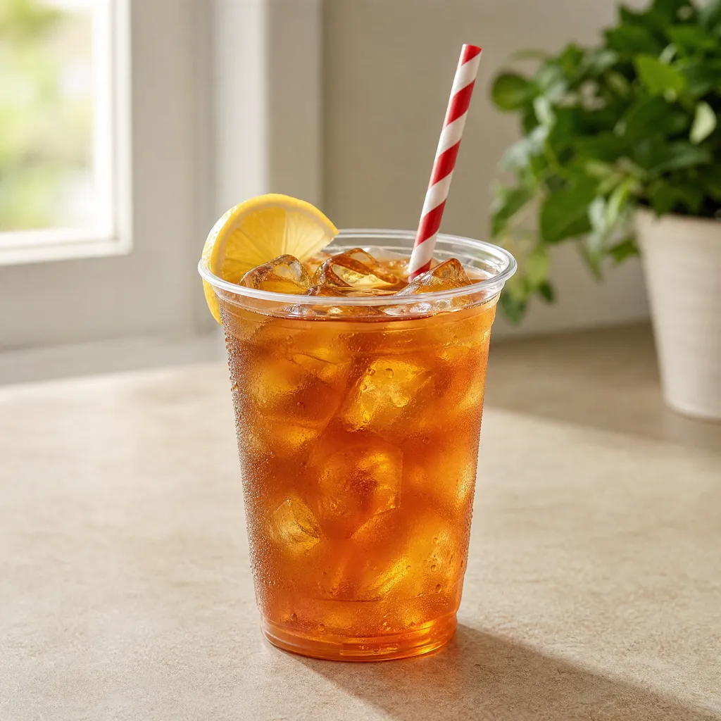 In-N-Out Iced Tea price calories