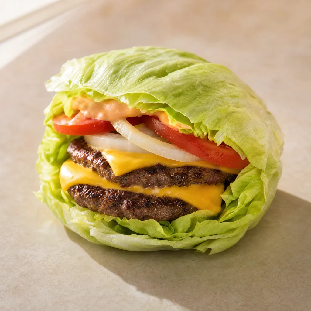 In-N-Out Protein Style Burger price calories