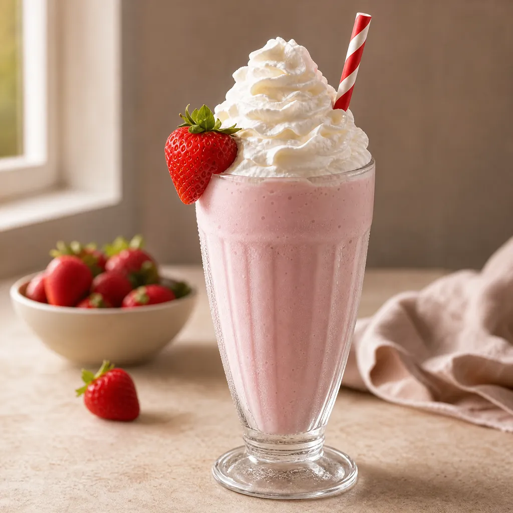 In-N-Out Strawberry Shake price calories