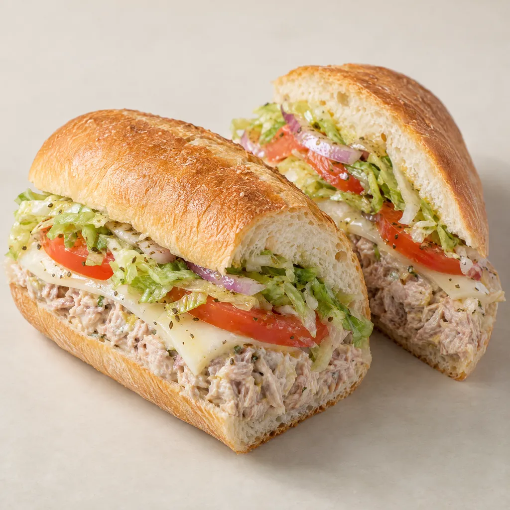 Jersey Mike's #10 Tuna Fish nutrition facts price