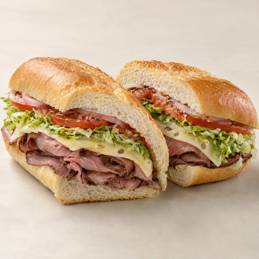 Jersey Mike's #6 Roast Beef and Provolone price calories