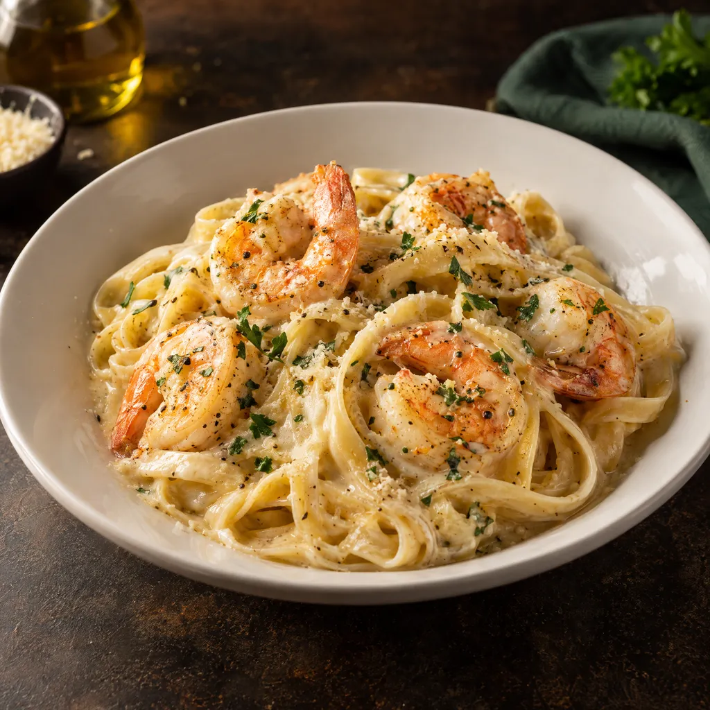 Olive Garden Shrimp Alfredo price calories