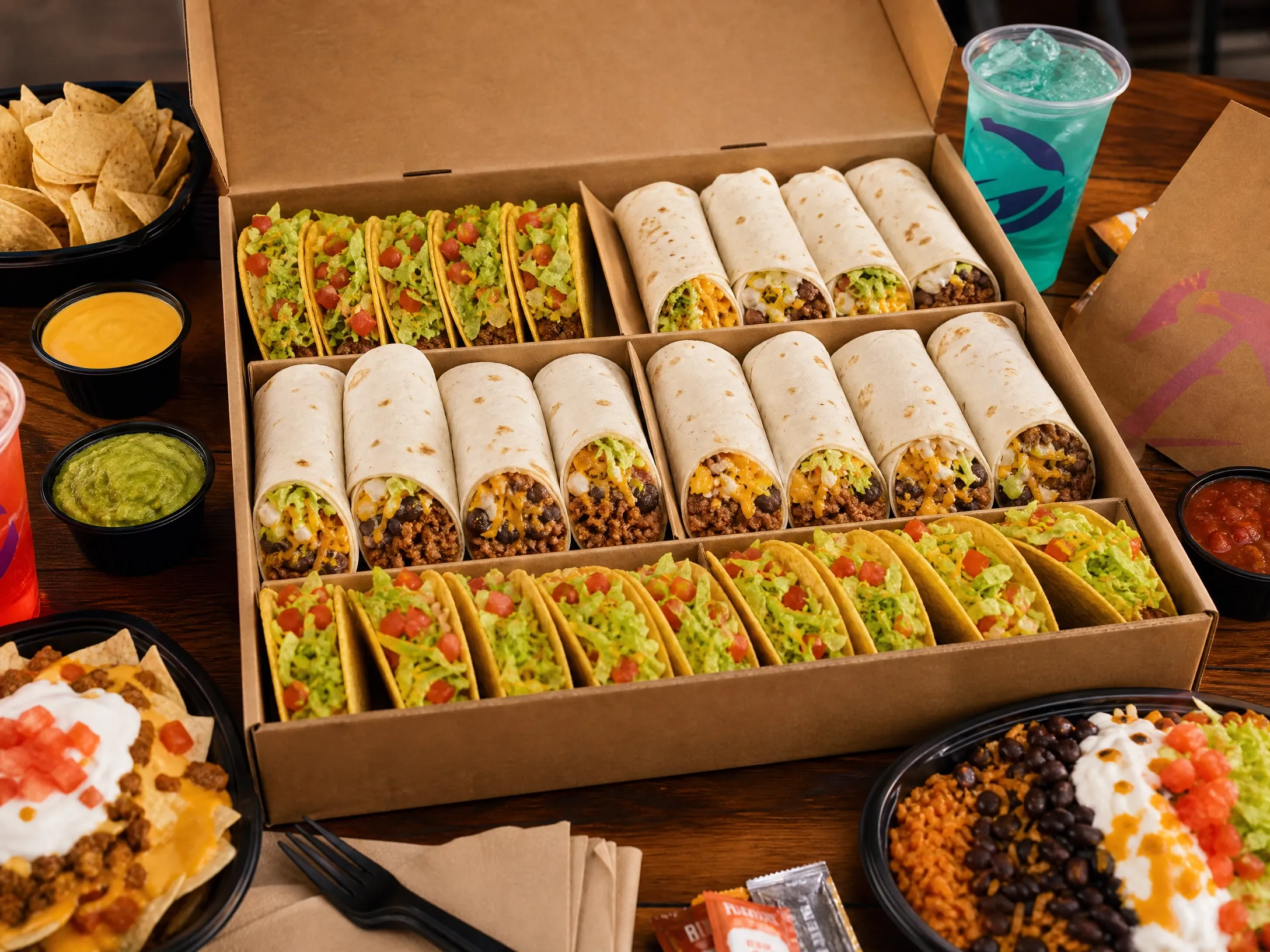 Taco Bell Taco & Burrito Cravings Pack nutrition facts price