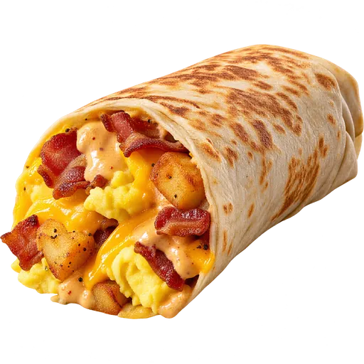 Grande Toasted Breakfast Burrito (Bacon)