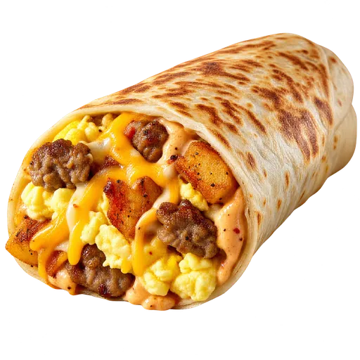 Grande Toasted Breakfast Burrito (Sausage)