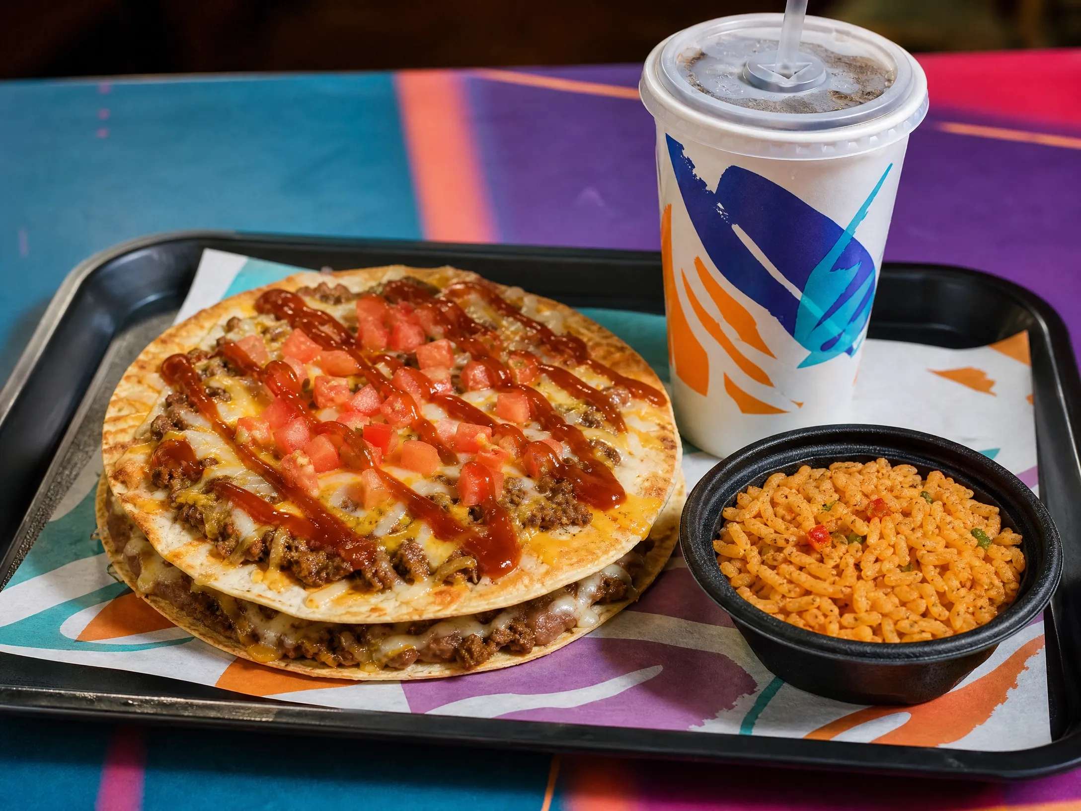 Taco Bell Mexican Pizza Combo price calories