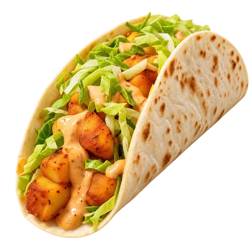 Spicy Potato Soft Taco