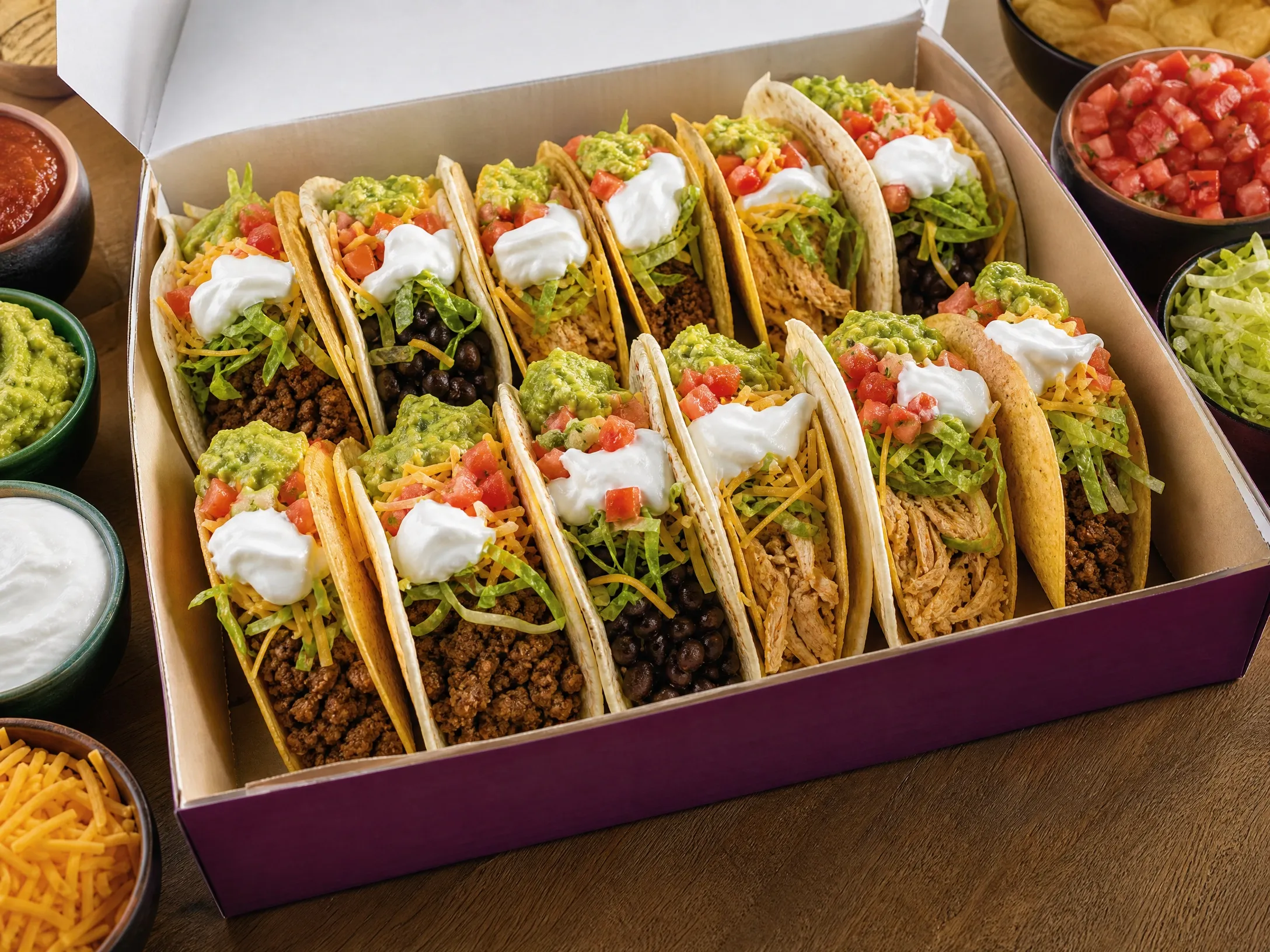 Taco Bell Supreme Variety Taco Party Pack nutrition facts price