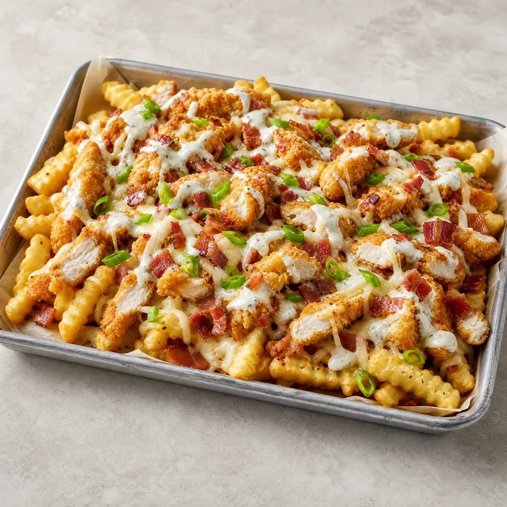 Zaxby's Chicken Bacon Ranch Loaded Fries nutrition facts price