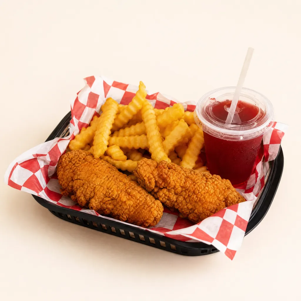 Zaxby's Kiddie Chicken Fingerz Meal price calories