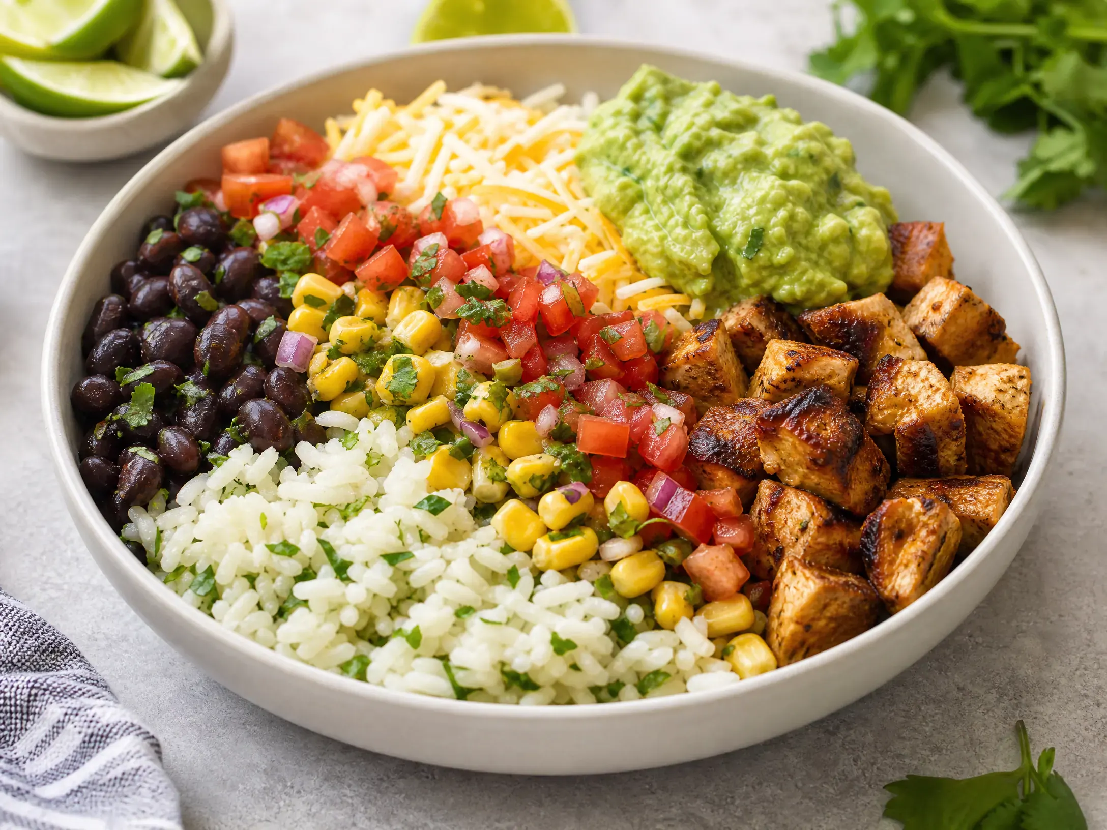 Copycat Chipotle Chicken Burrito Bowl: copycat recipe
