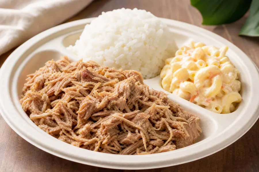 Aloha Hawaiian BBQ menu