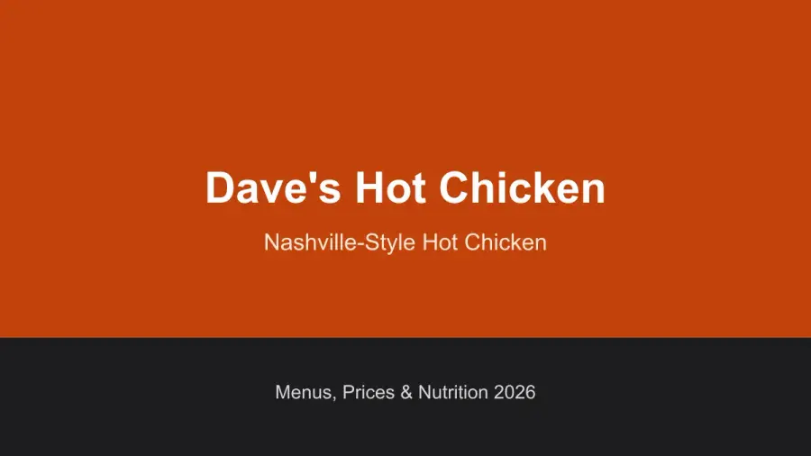 Dave's Hot Chicken